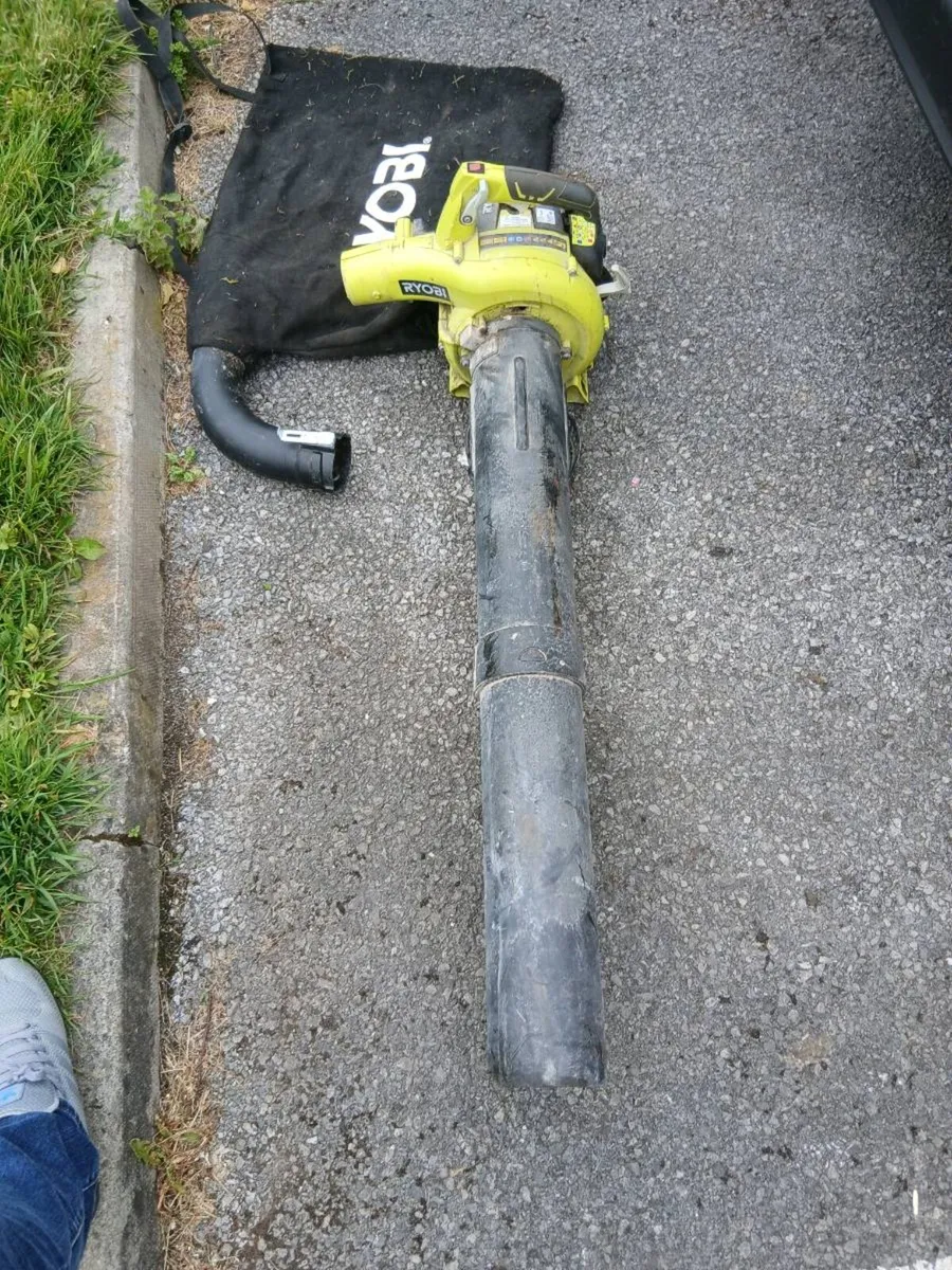 PETROL RYOBI LEAF BLOWER/COLLECTOR - Image 1