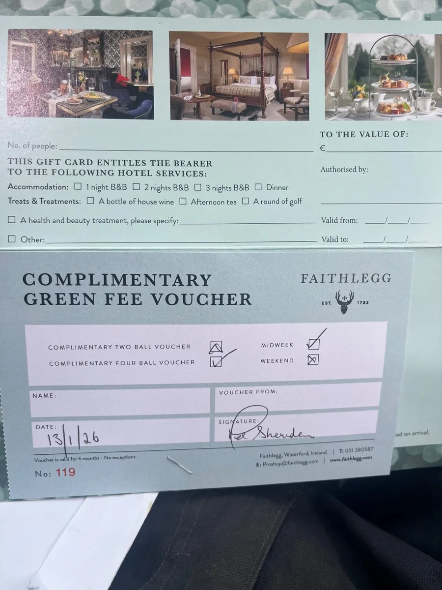 Golf vouchers - Image 2