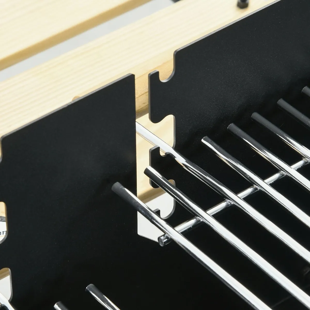 Charcoal BBQ Grill, Barbecue Trolley - Image 2