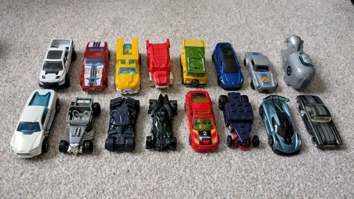 Hot Wheels cars