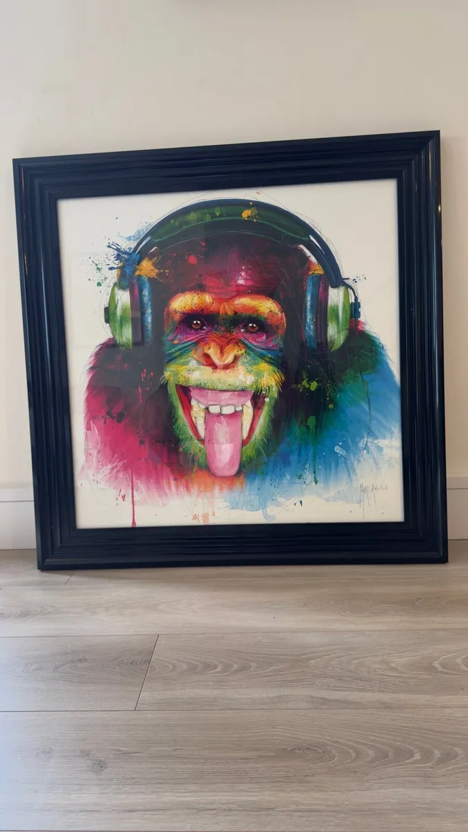 Patrice Murciano “DJ Monkey” Framed Art Print - Image 1
