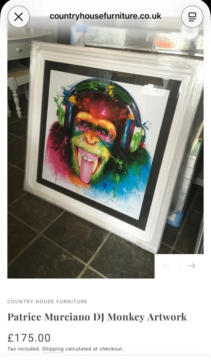 Patrice Murciano “DJ Monkey” Framed Art Print - Image 3