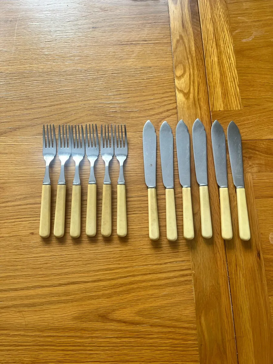 Vintage Fish Cutlery - Image 1