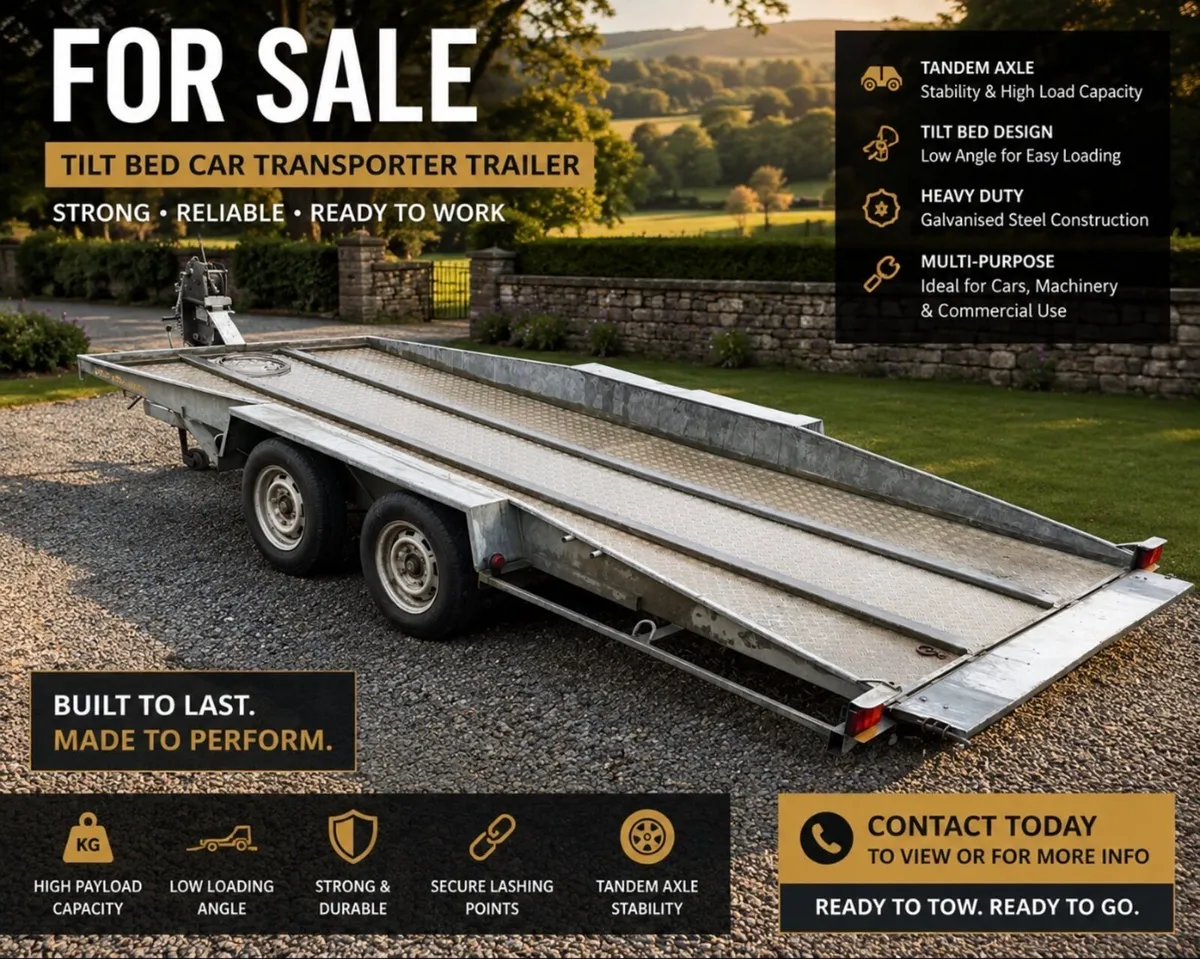 Tiltbed car transporter - Image 1