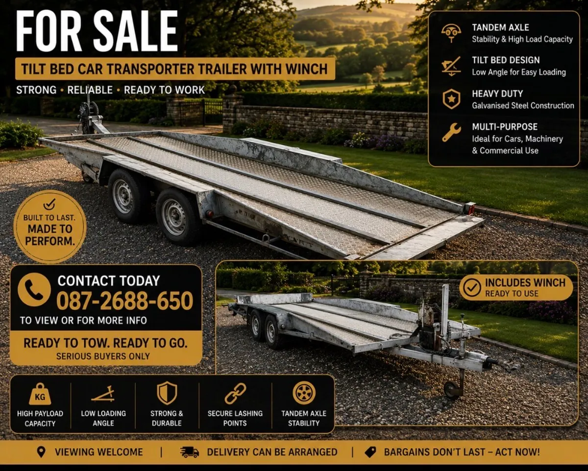 Tiltbed car transporter - Image 2