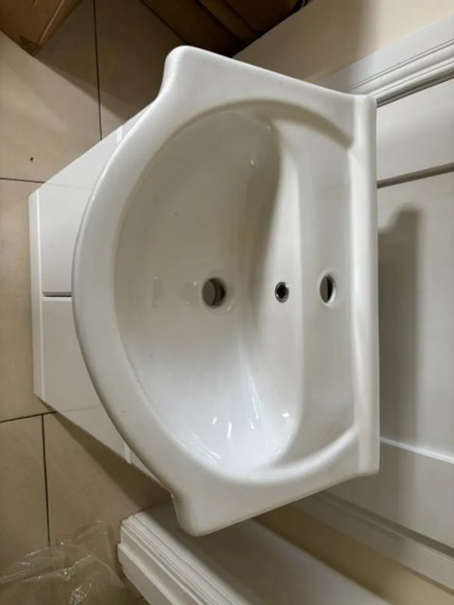 Bathroom cabinet and sink inset. - Image 2