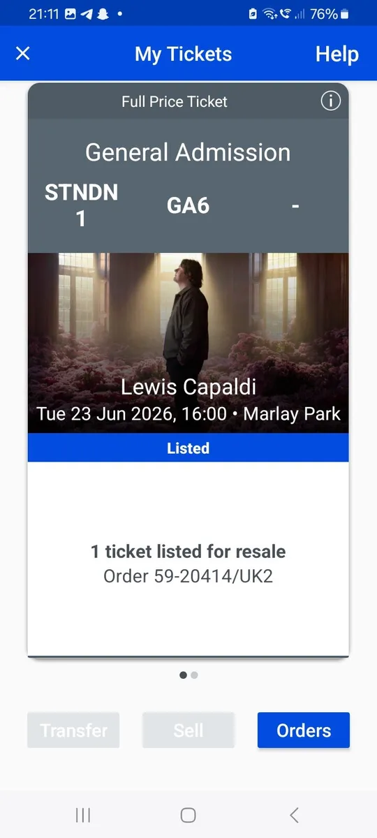 Lewis capaldi tickets