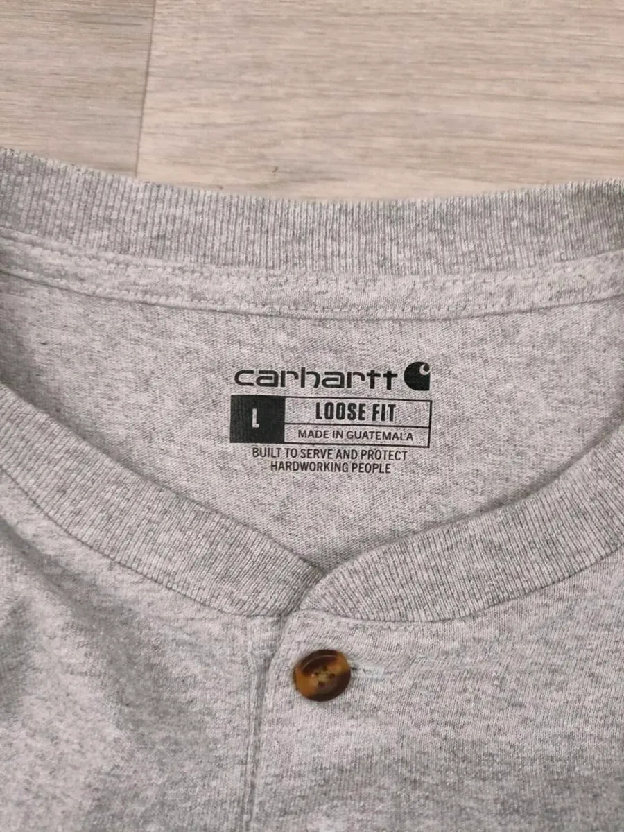 Carhartt Half Button Workwear Long Sleeve Shirt - Image 4