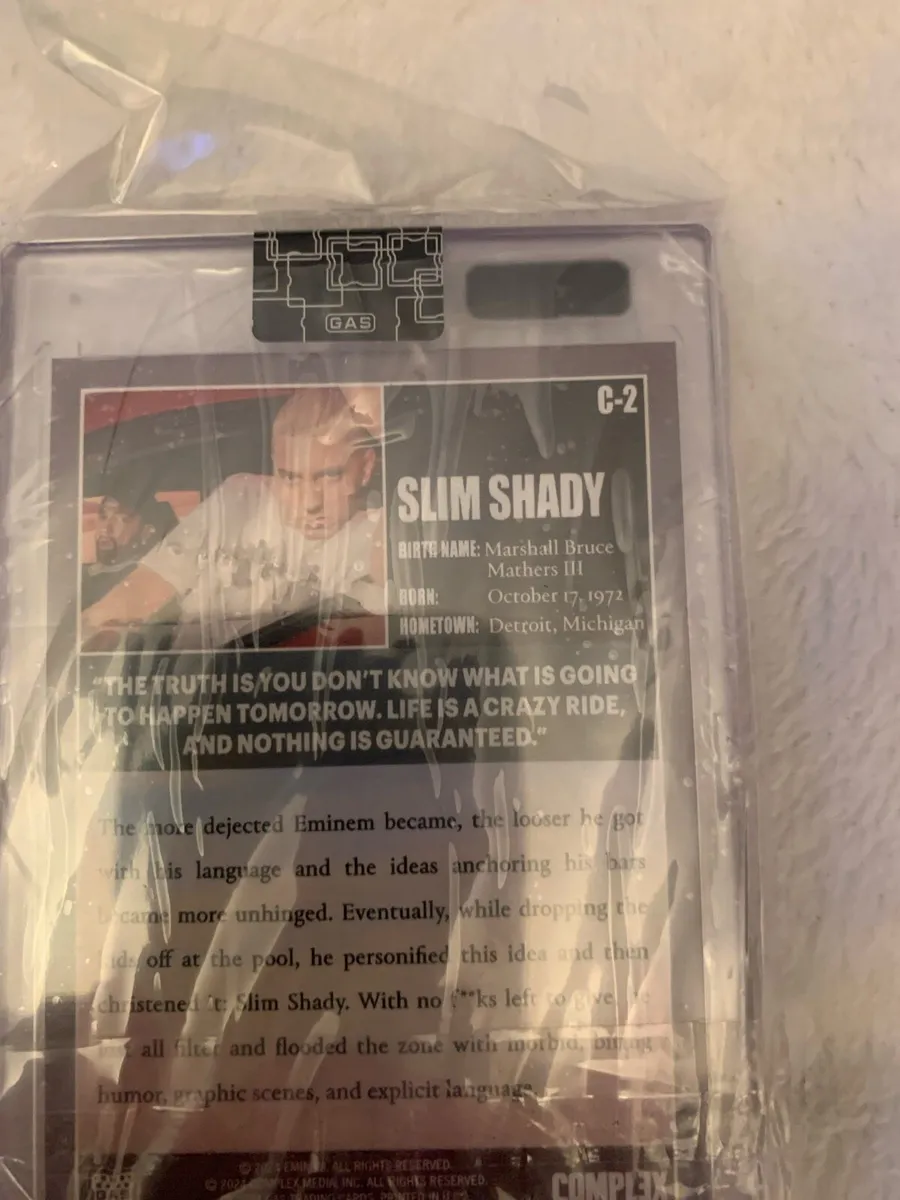 Eminem trading card - Image 3