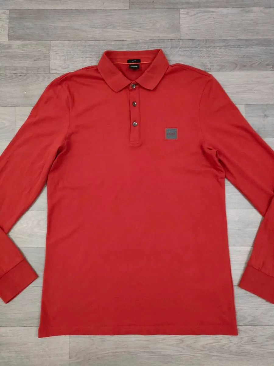 Hugo Boss Long Sleeve Polo Shirt Mens Large - Image 2