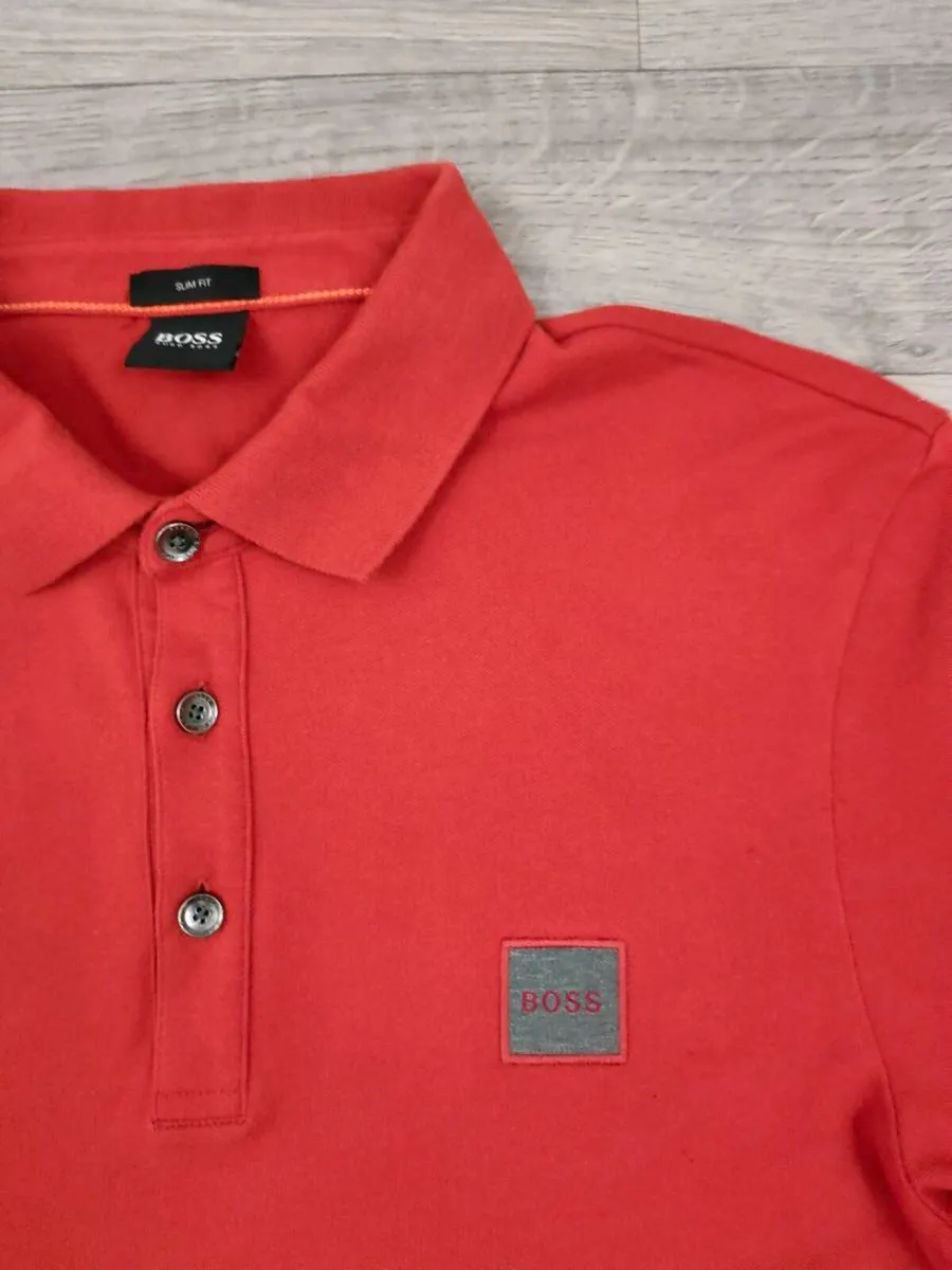 Hugo Boss Long Sleeve Polo Shirt Mens Large - Image 3