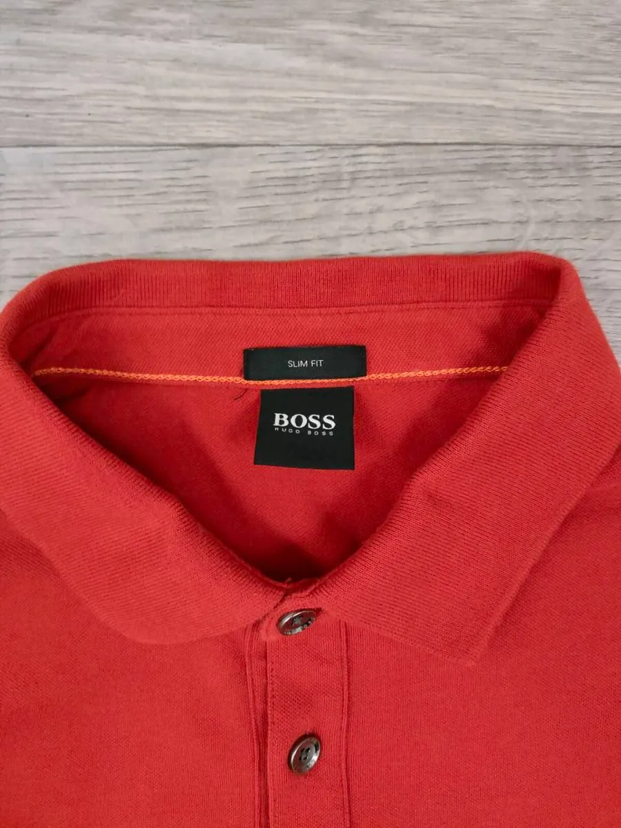 Hugo Boss Long Sleeve Polo Shirt Mens Large - Image 4
