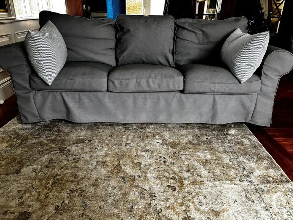Ikea Erktorp Three Seater Sofa