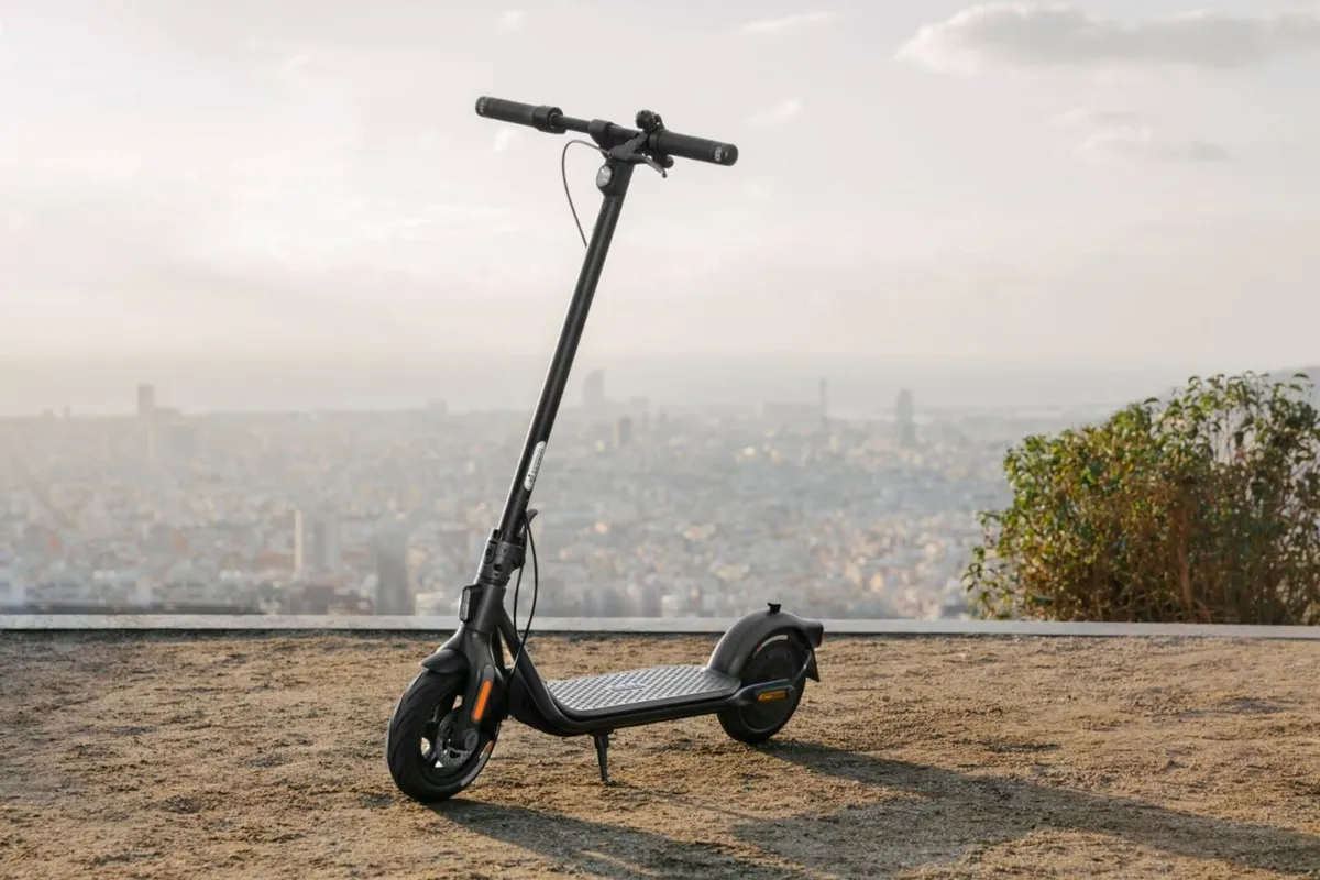 Segway F2E Ninebot Electric Folding Scooter- Black - Image 1