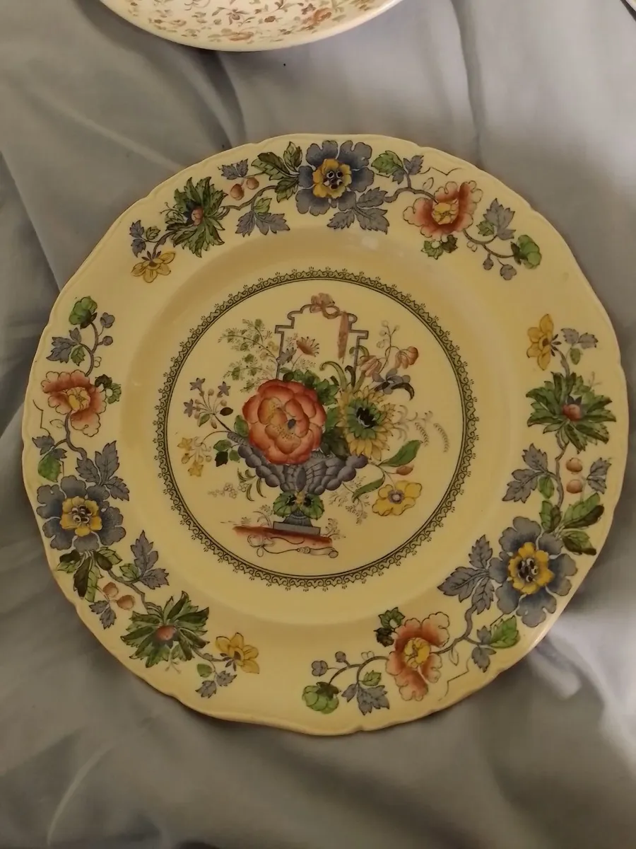 Antique Wall Hanging Plates 15 in the LOT - Image 1