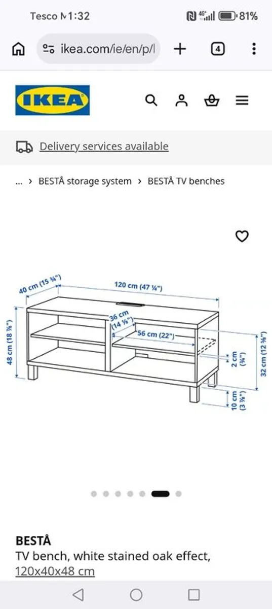 Ikea TV stand - Image 4