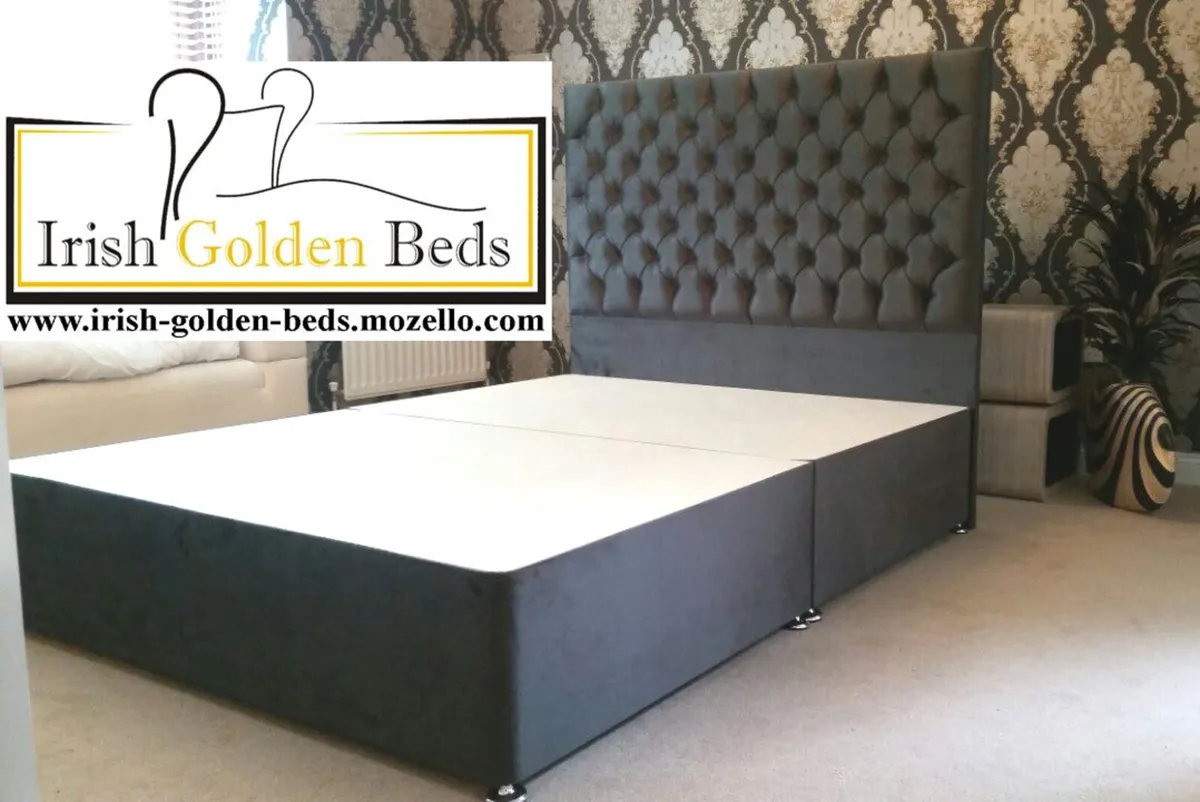 bed frame and headboard, free delivery - Image 1