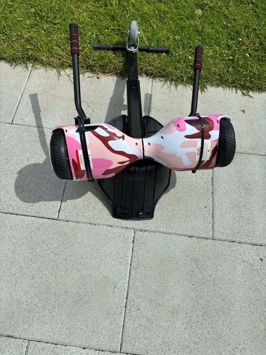 Pink hoverboard and kart kit - Image 4