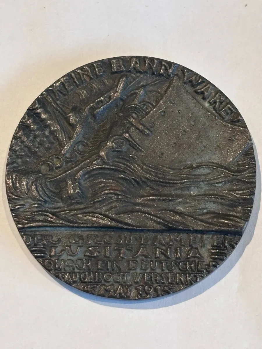 Medal Sinking of The Lusitania - Image 1