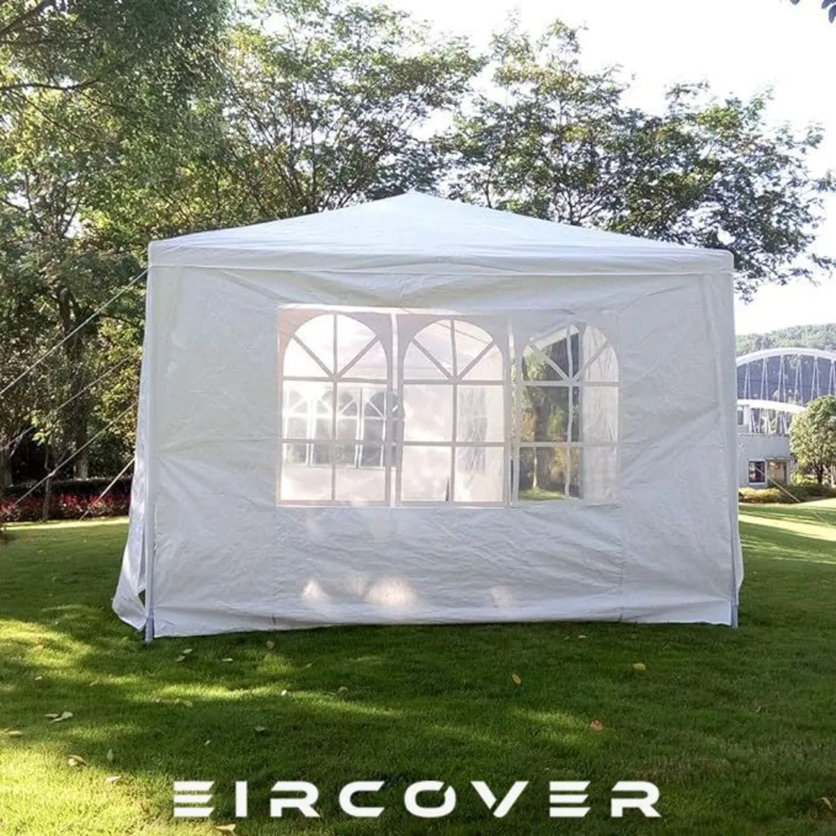 Marquee Canopy  Party Tent  3m x 9m White - Image 3