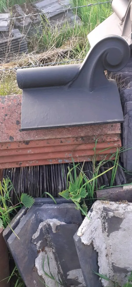 Bangor slates chimney pots floor ridge roof tiles - Image 4