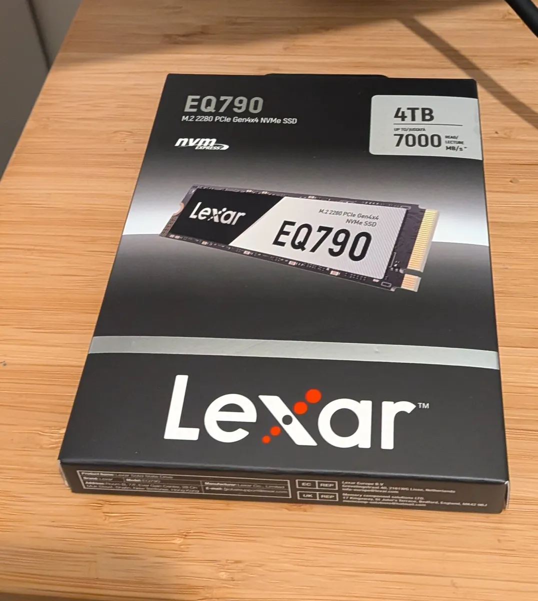 Lexar EQ790 4 TB SSD - Price firm - last one