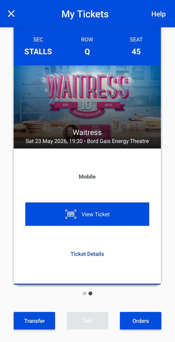 Waitress at Bord Gáis  Saturday 23rd May 2026 - Image 2