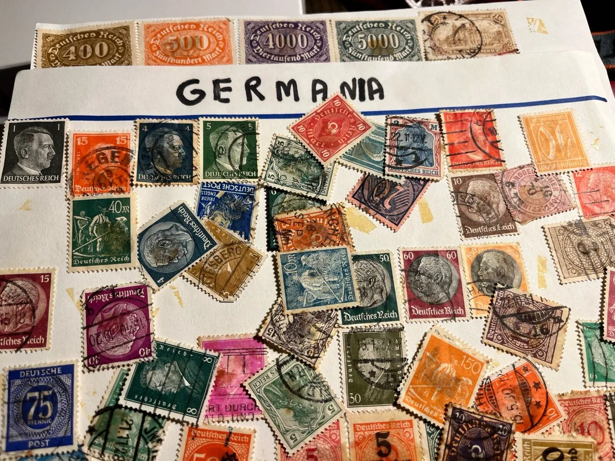 Very old German stamps - Image 4