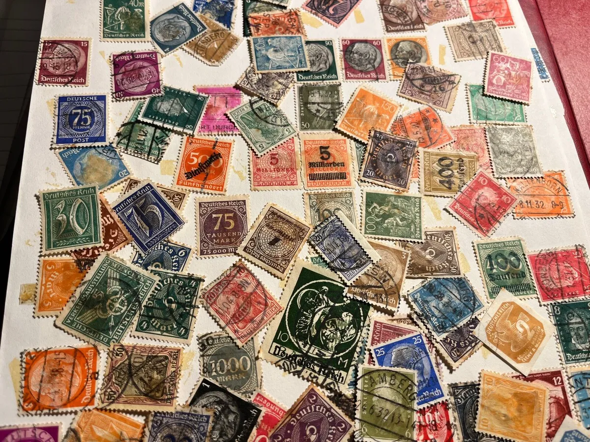 Very old German stamps - Image 3