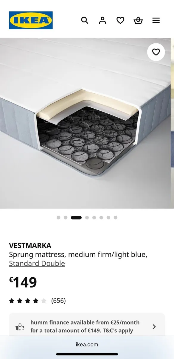Brand-new double bed mattress - Image 2