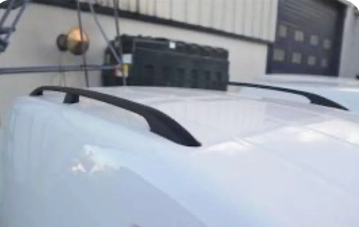 Vw Caddy Black metal Roof Rails - Image 4