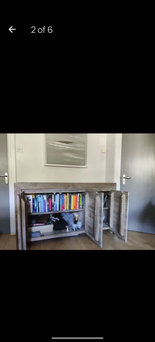Sustainably sourced, teak credenza - Image 1