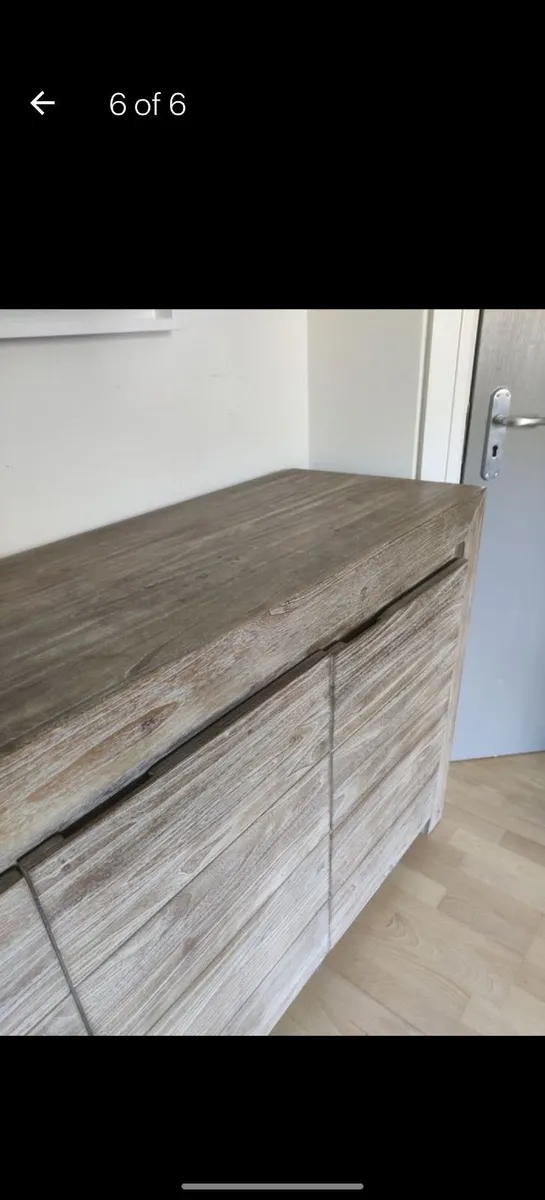 Sustainably sourced, teak credenza - Image 2