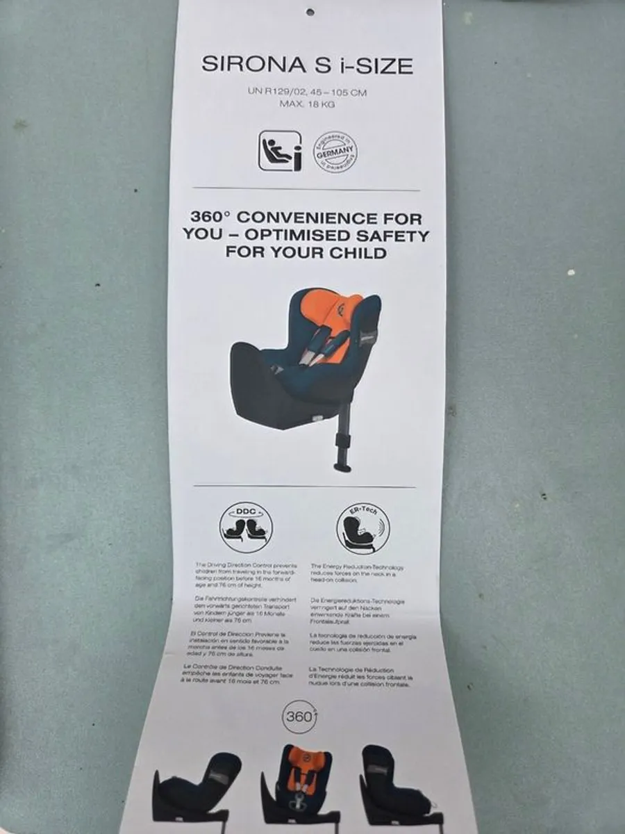 Cybex Sirona S i-size car seat newborn to 4 years - Image 4