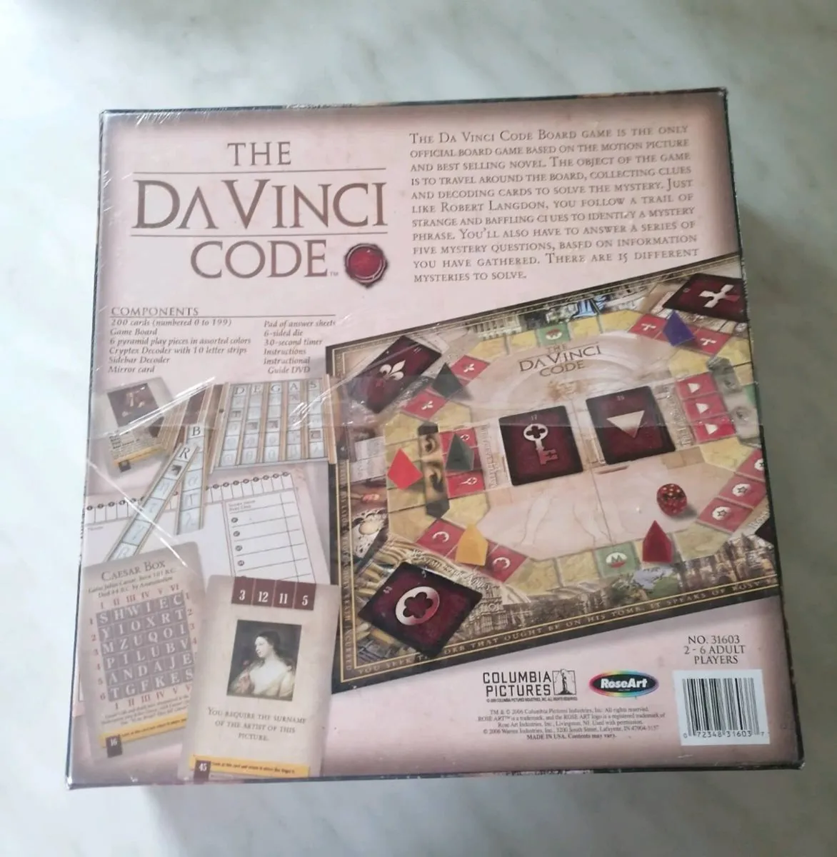 The Da Vinci Code, Board Game 2006 (New) - Image 2
