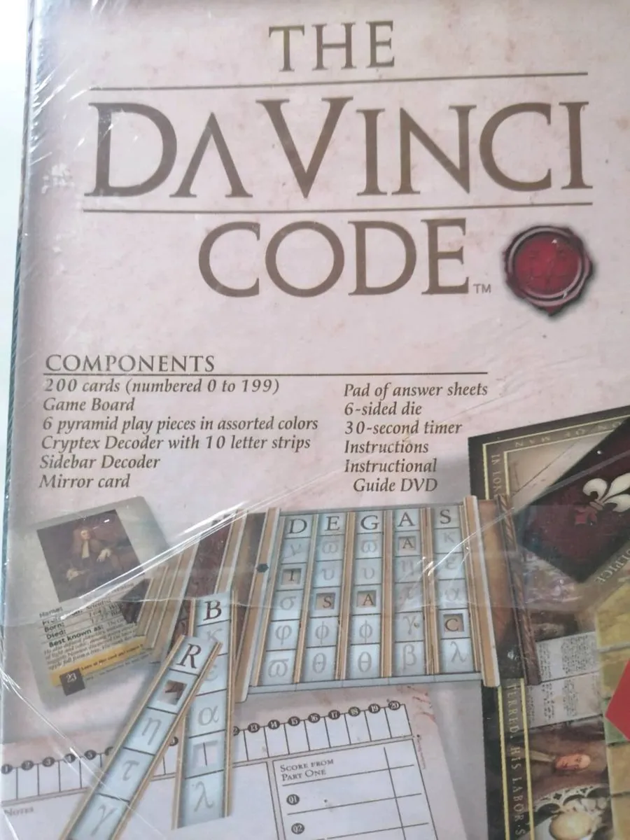 The Da Vinci Code, Board Game 2006 (New) - Image 3