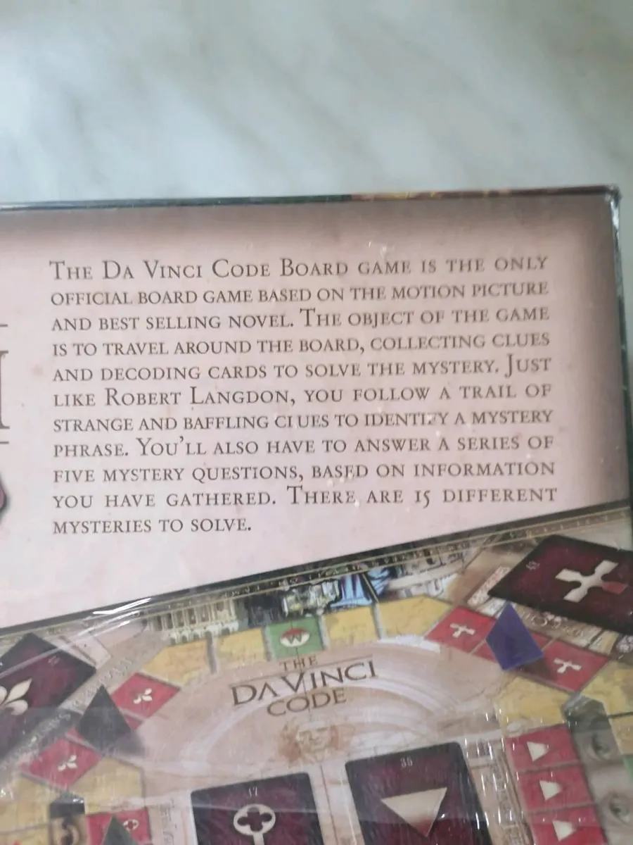 The Da Vinci Code, Board Game 2006 (New) - Image 4