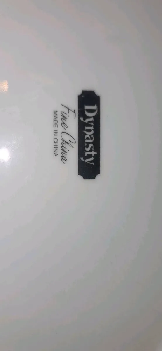 Vintage Dynasty Fine China Floral Oval Serving Pla - Image 4