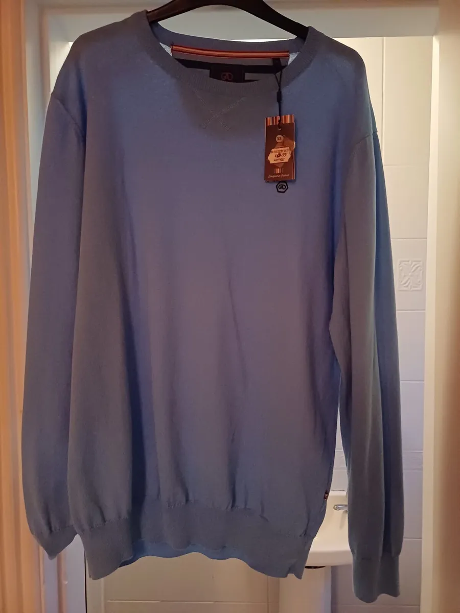 Kilkee Andre Light Blue Sweatshirt Jumper NWT Over - Image 2