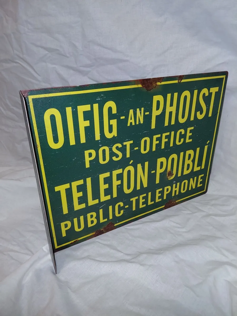 Vintage Style  Post-Office /Telephone Metal Sign - Image 1