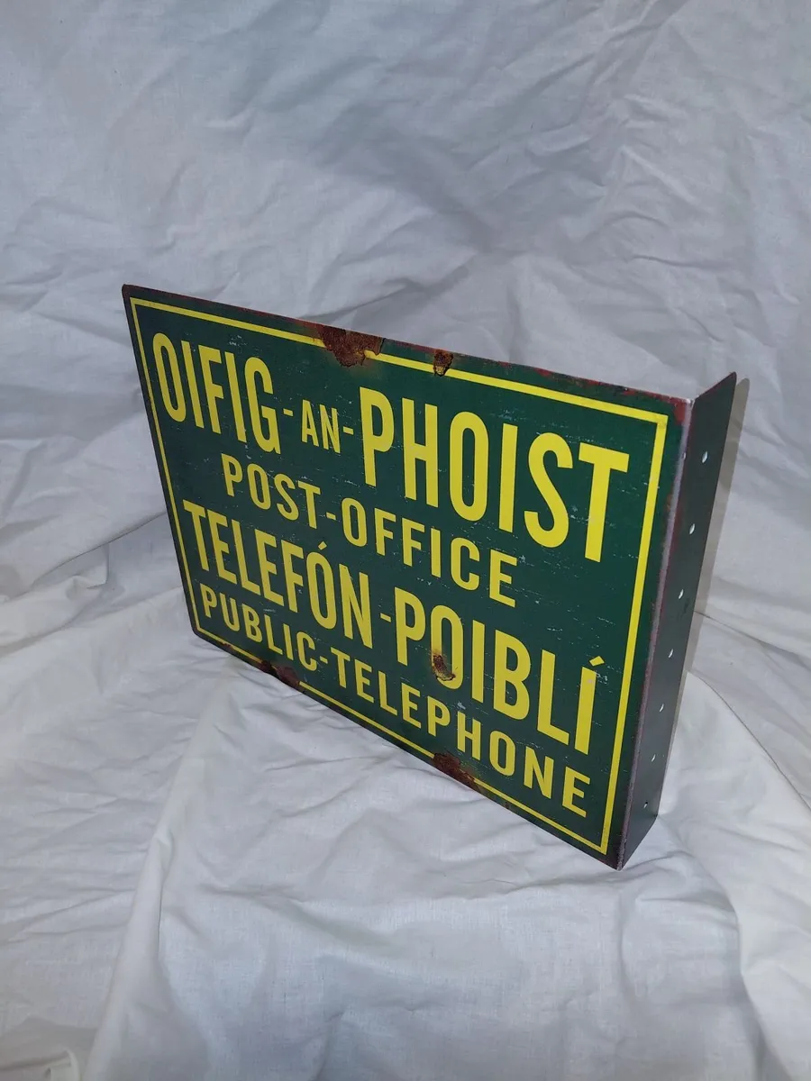 Vintage Style  Post-Office /Telephone Metal Sign - Image 4