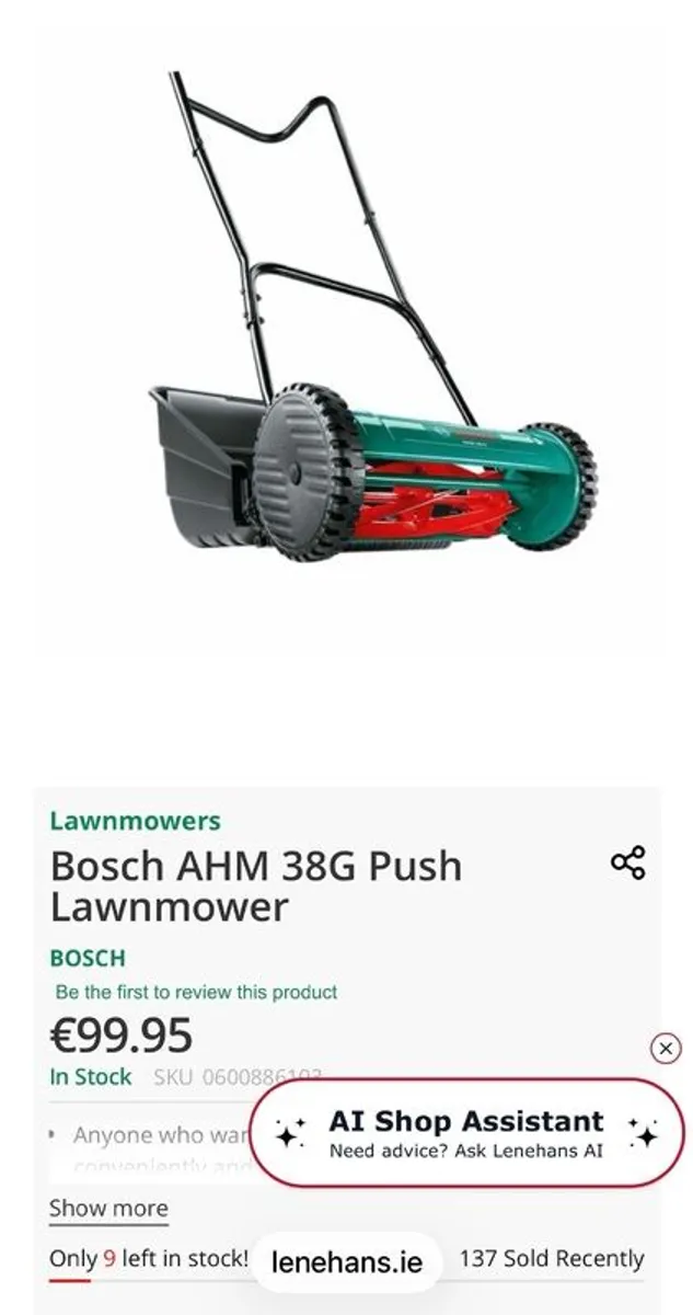 Push Mower Bosch - Image 1