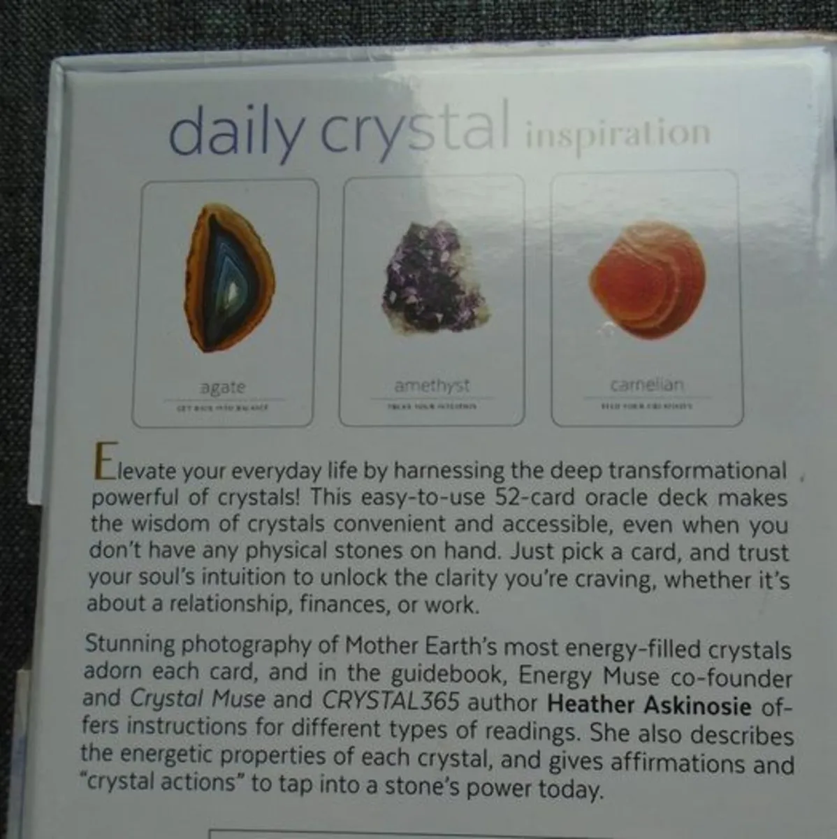 Daily Crystal cards, Oracle cards, Gift, New - Image 3