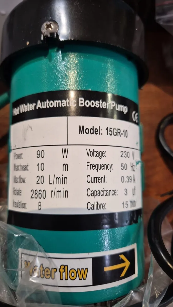 Water pump booster 90w 230v - Image 2