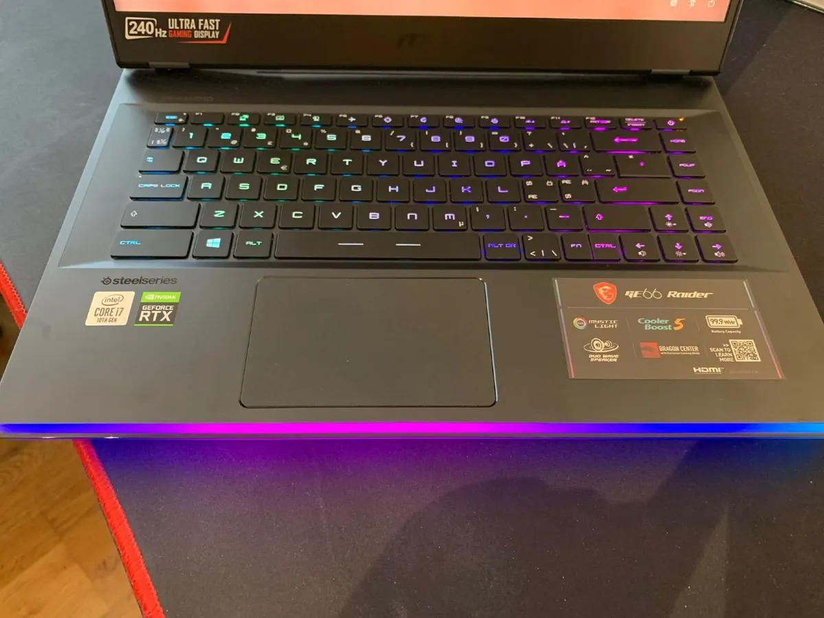 Msi Laptop RTX 2070 / i7 5.1GHz / 2TB HDD / 240HZ - Image 2