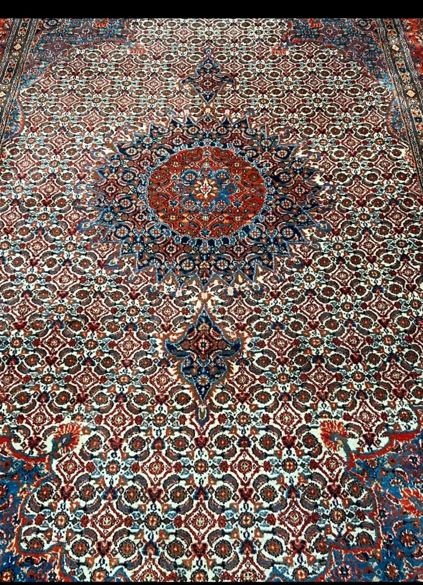 Large 11ft x 7 Perser Moud Knotted Rug Carpet - Image 2
