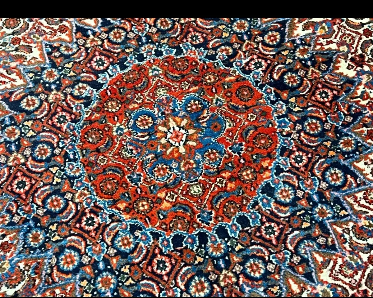 Large 11ft x 7 Perser Moud Knotted Rug Carpet - Image 4
