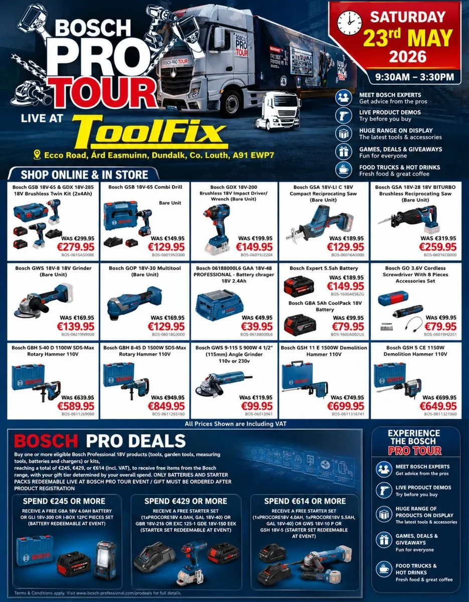 Bosch Pro Tour Live at Toolfix Dundalk 23.05.2026 - Image 4