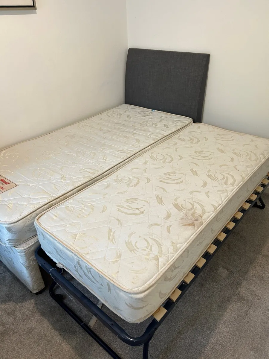 Single bed with occasional single bed combination - Image 1