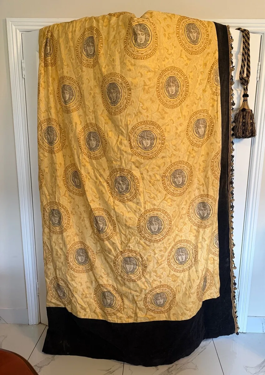 Beautiful Versace Medusa Head Curtain - Image 1